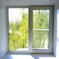 Установка под ключ двухстворчатого пластикового окна в Москве от компании «Лучшие окна»